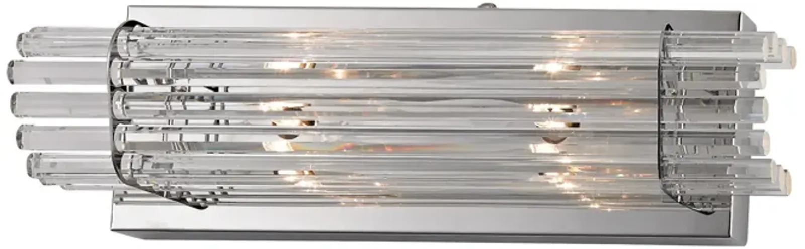 Quebec 16" Wide 2-Light Vanity Light - Chrome