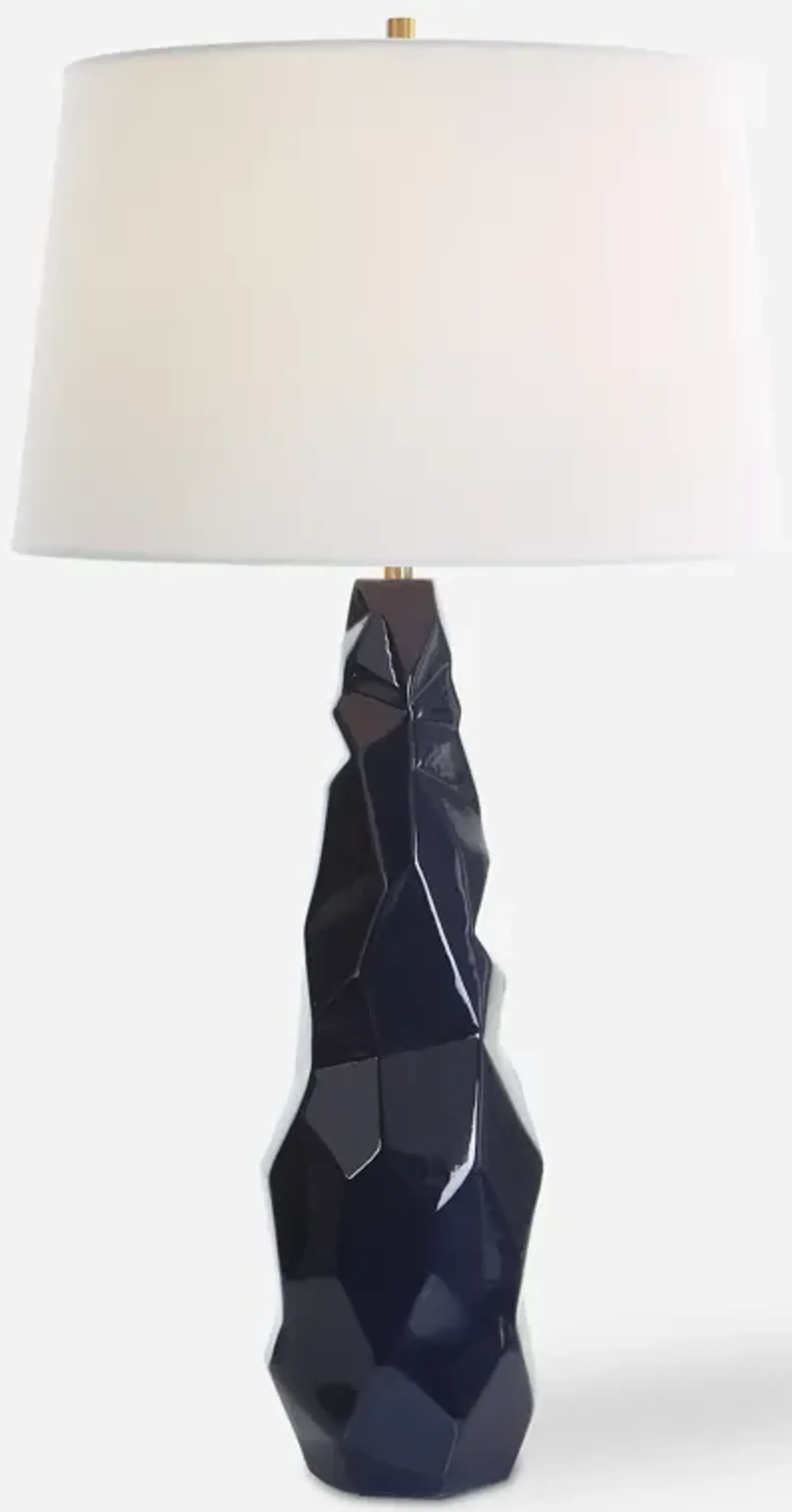 Kavos Geometric Blue Table Lamp