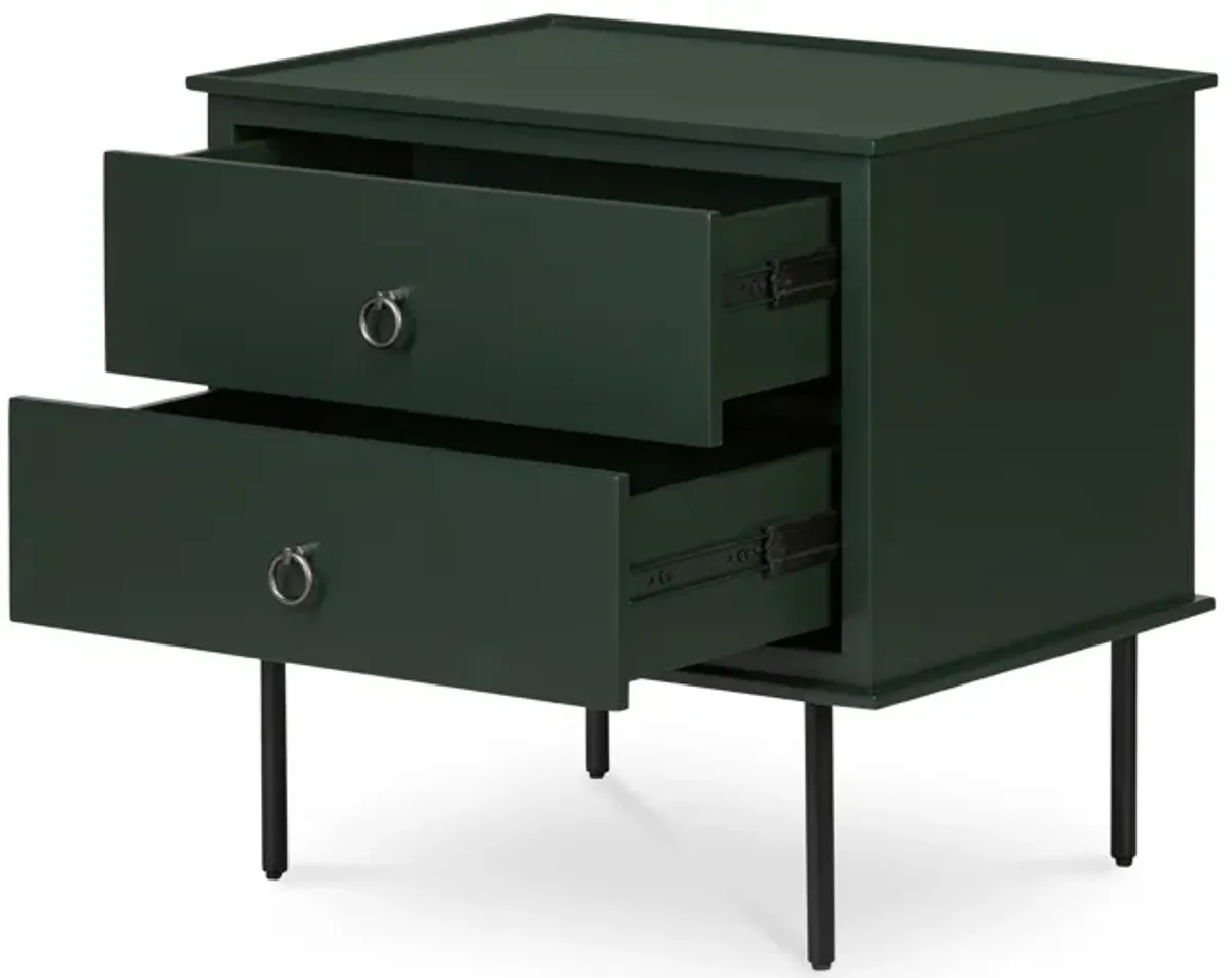 Reagan Nightstand Deep Green