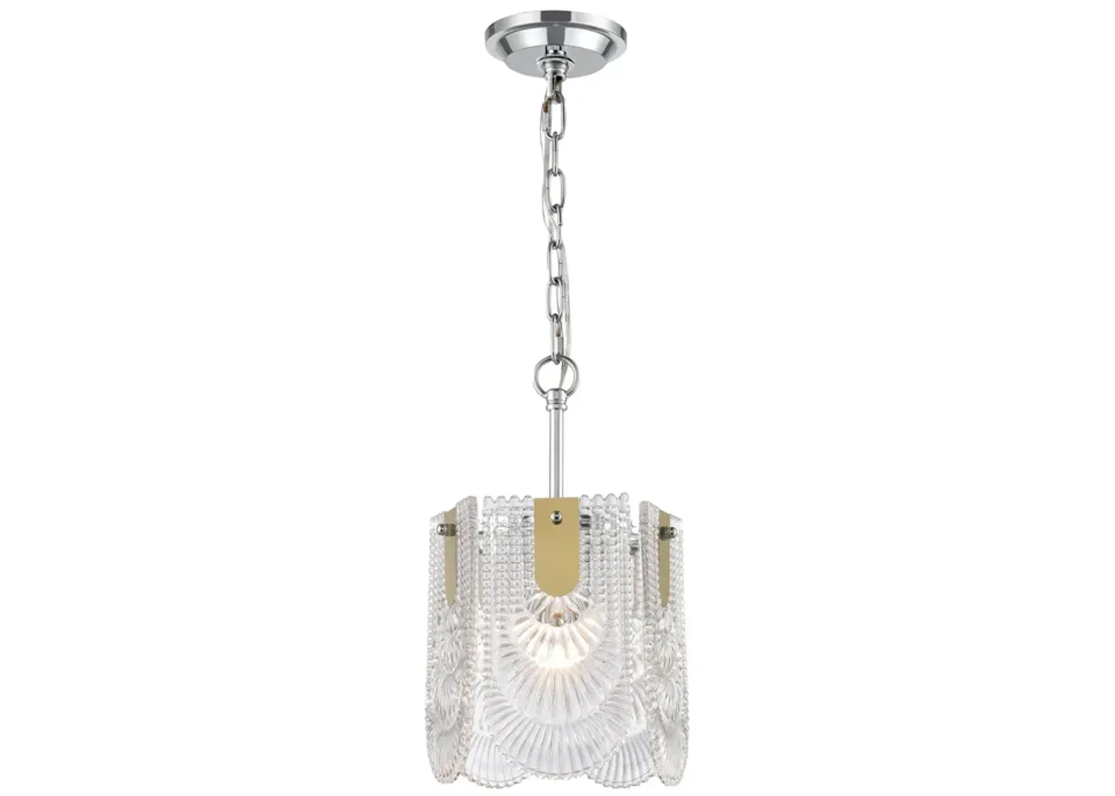 Darjeeling 8.5" Wide 1-Light Mini Pendant - Clear