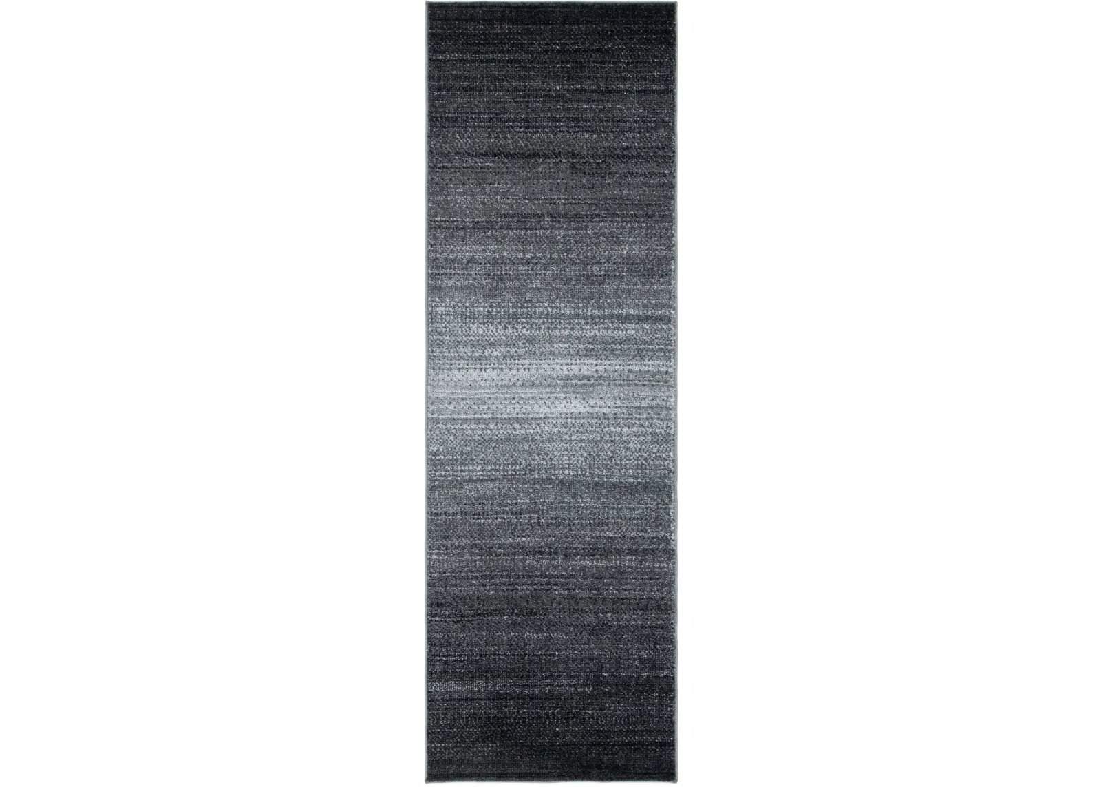 ADIRONDACK 100 DARK GREY  2'-6' x 22' Runner Rug