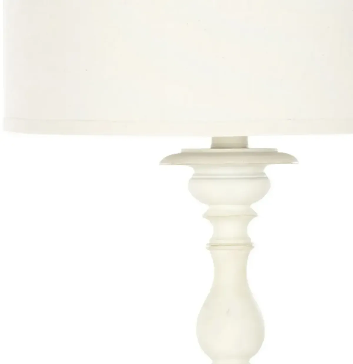 Mamie 32.5-Inch H Cream Candlestick Lamp - Set of 2