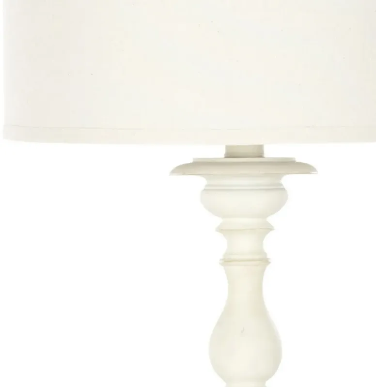 Mamie 32.5-Inch H Cream Candlestick Lamp - Set of 2