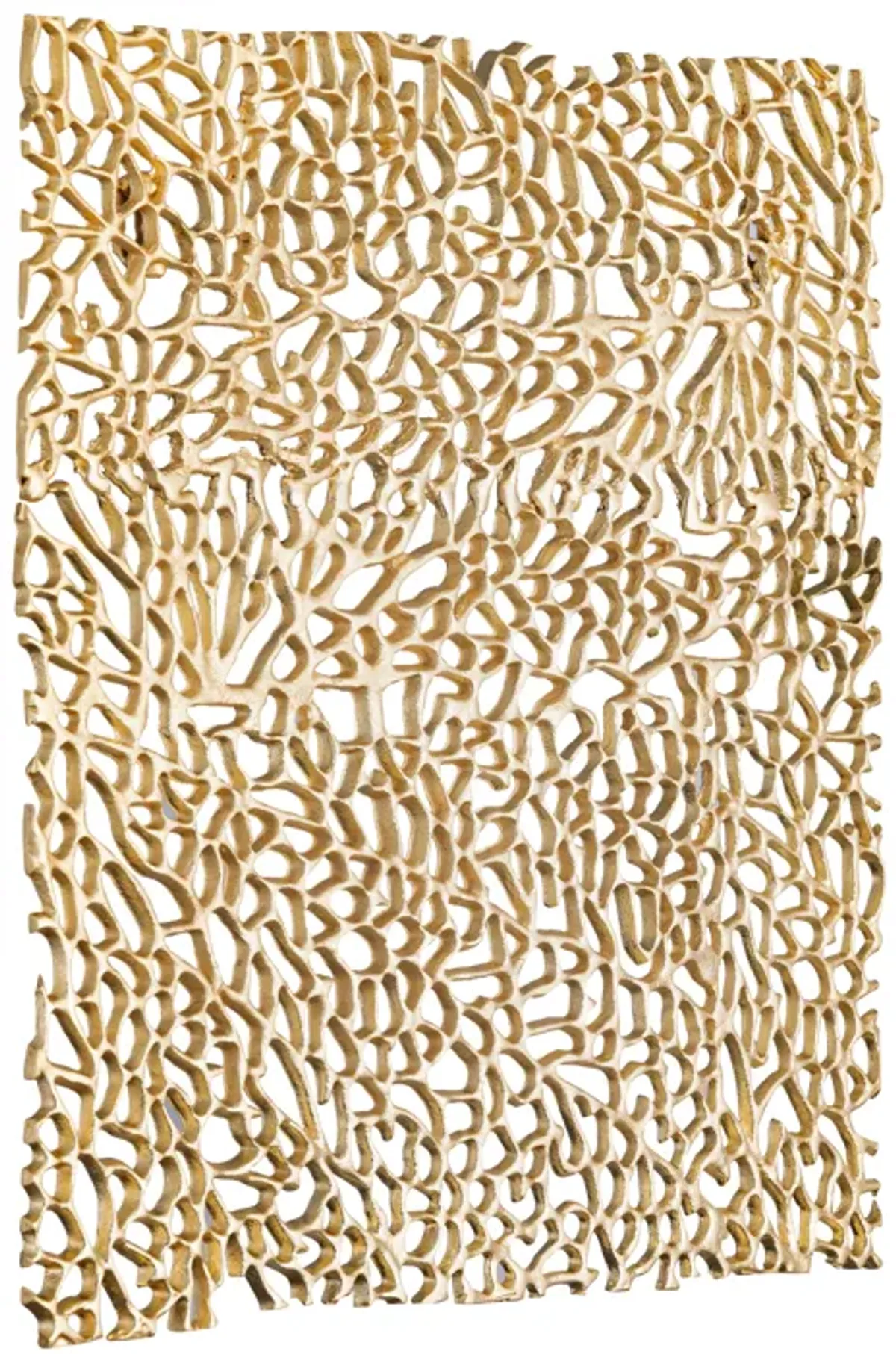 Mianus Dimensional Wall Art - Gold