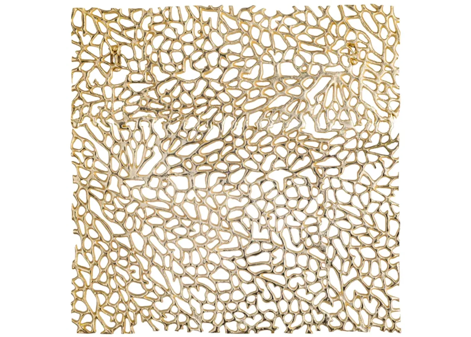 Mianus Dimensional Wall Art - Gold