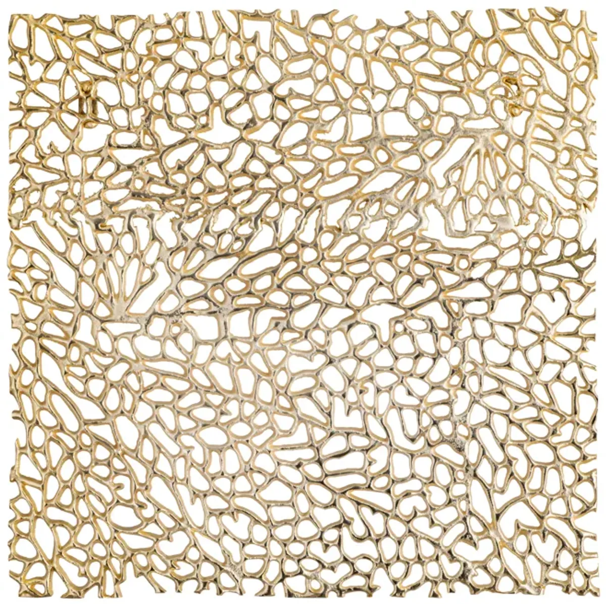 Mianus Dimensional Wall Art - Gold