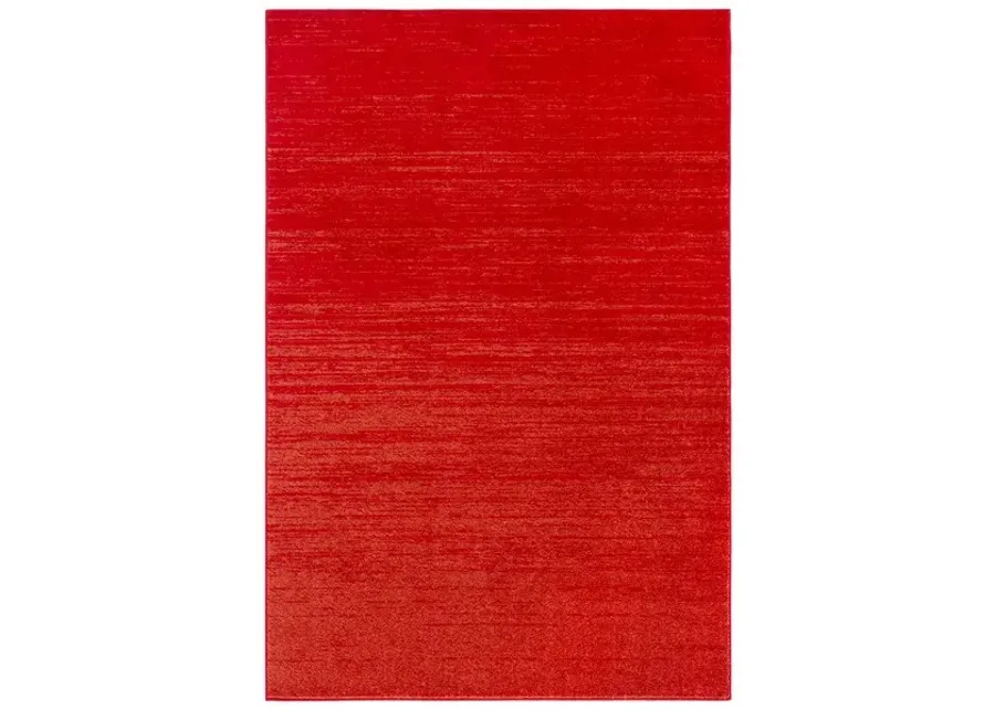 Adirondack Contemporary Red / Grey 8' X 10' Powerloomed Rug