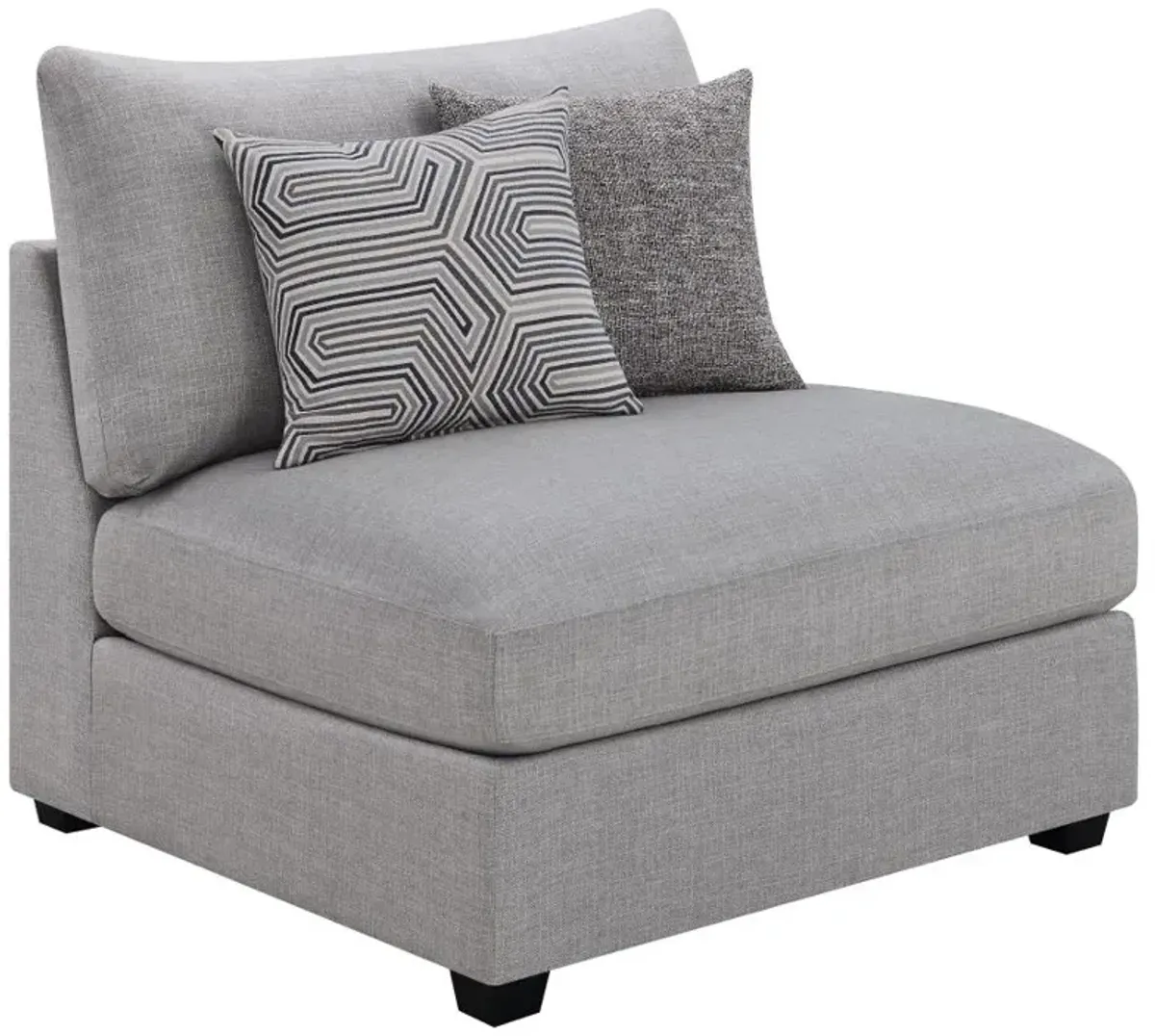 Cambria 5-piece Upholstered Modular Sectional Grey