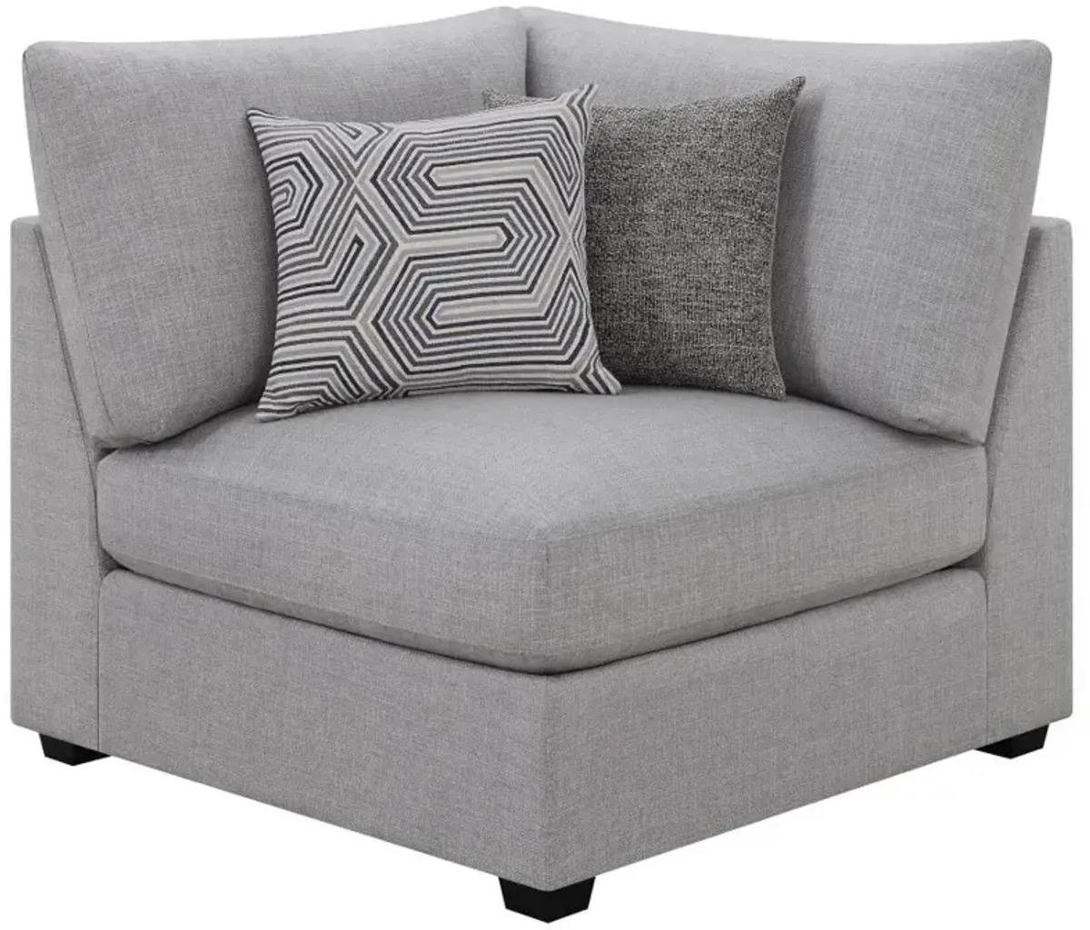 Cambria 5-piece Upholstered Modular Sectional Grey