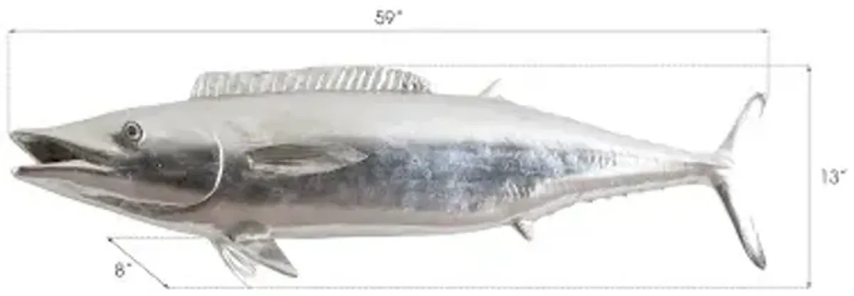 wahoo fish, silver leaf