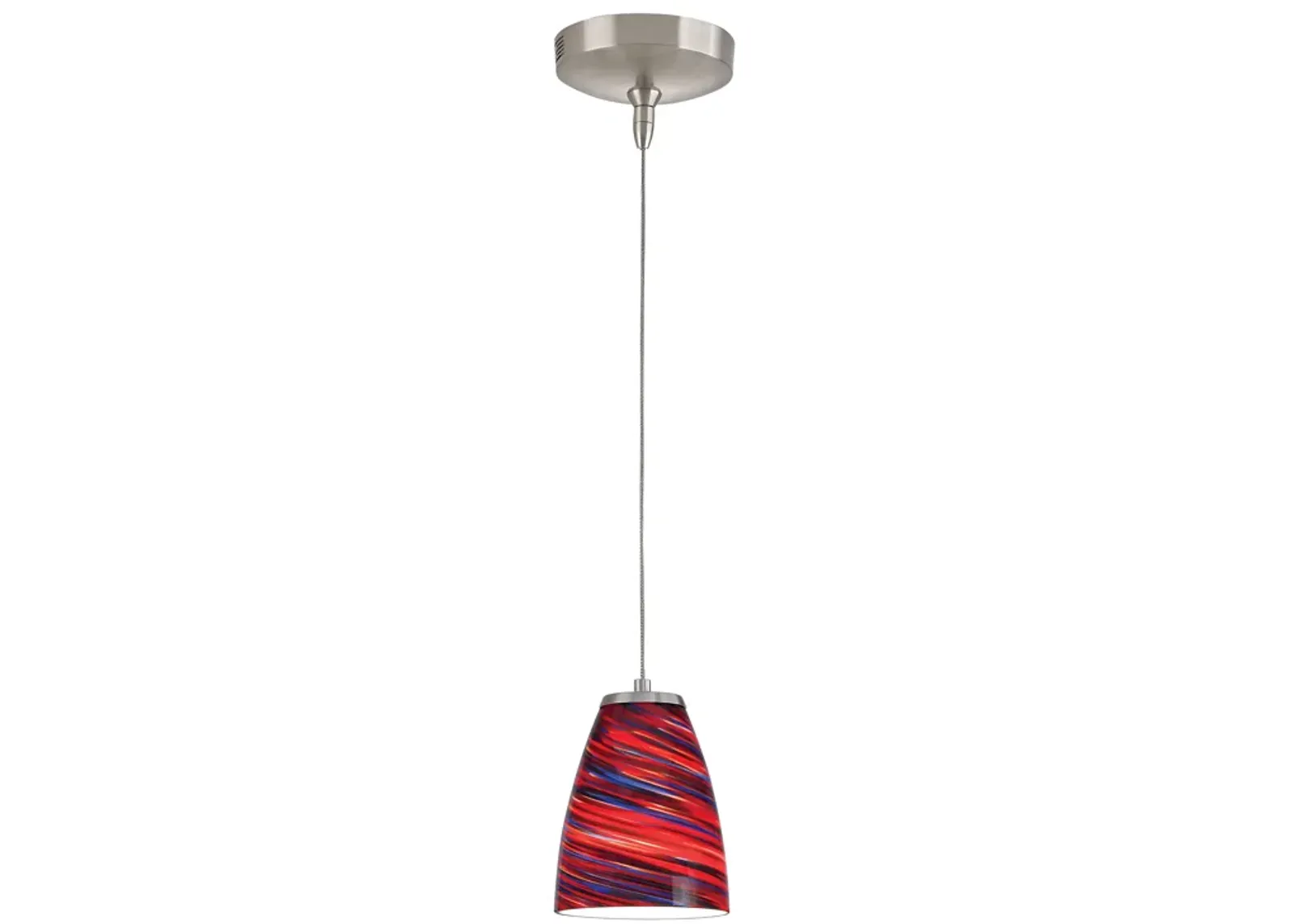 Low Voltage 5" Wide 1-Light Mini Pendant - Brushed Nickel