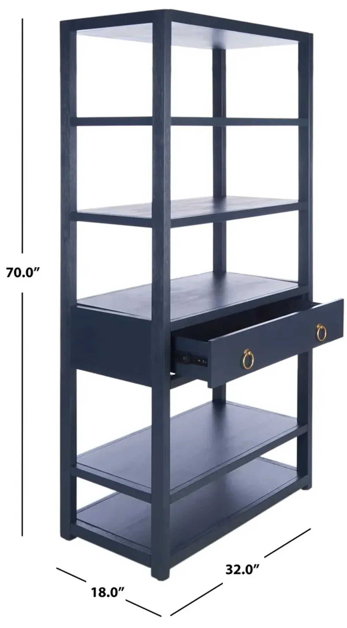 Johni 1 Drawer 5 Shelf Etagere