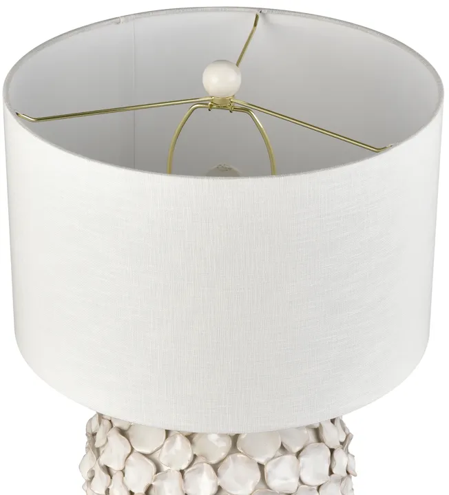 Gloria 23'' High 1-Light Table Lamp - White Glaze