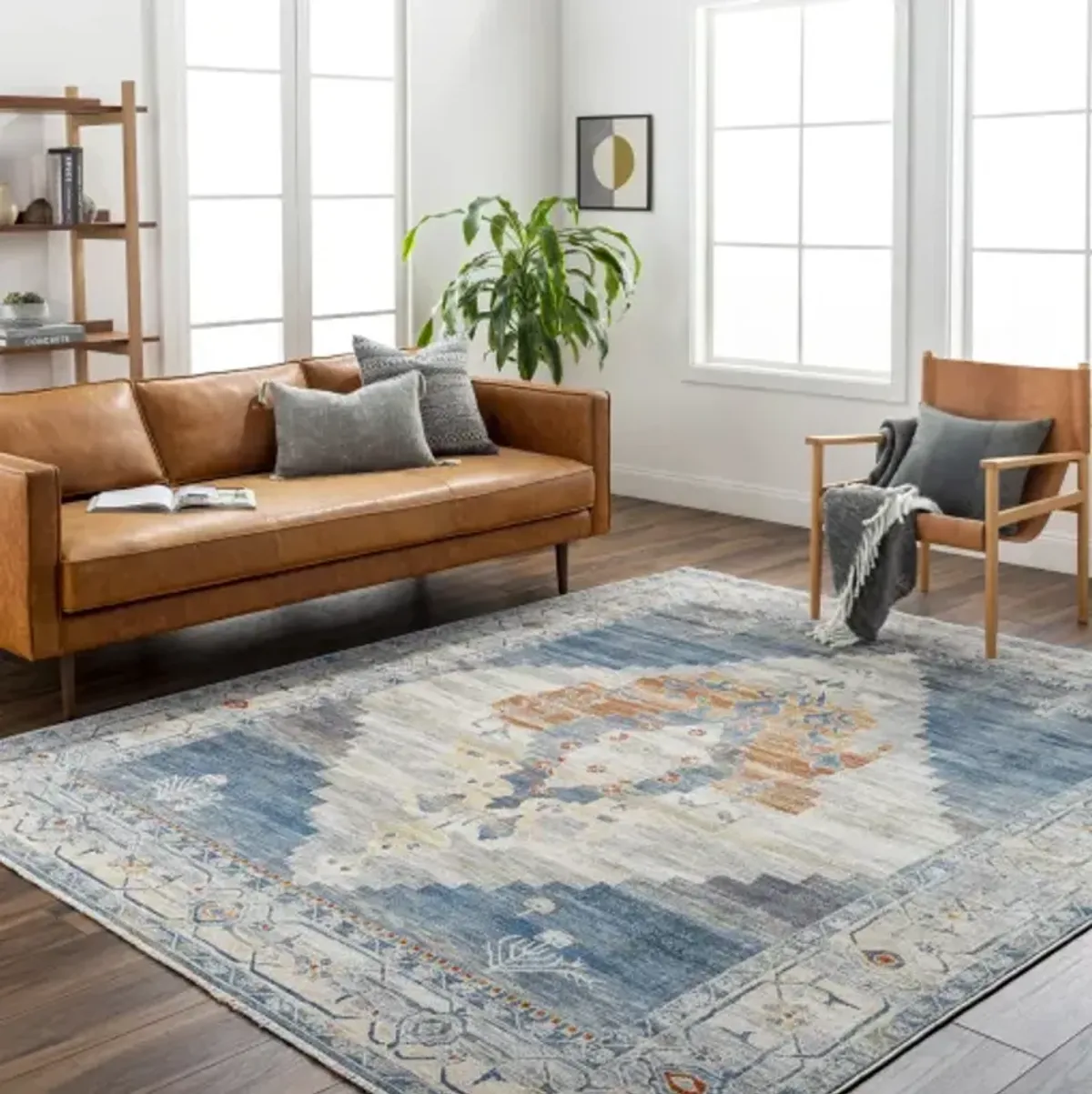 Chicago CHG-2303 2' x 2'11" Machine Woven Rug