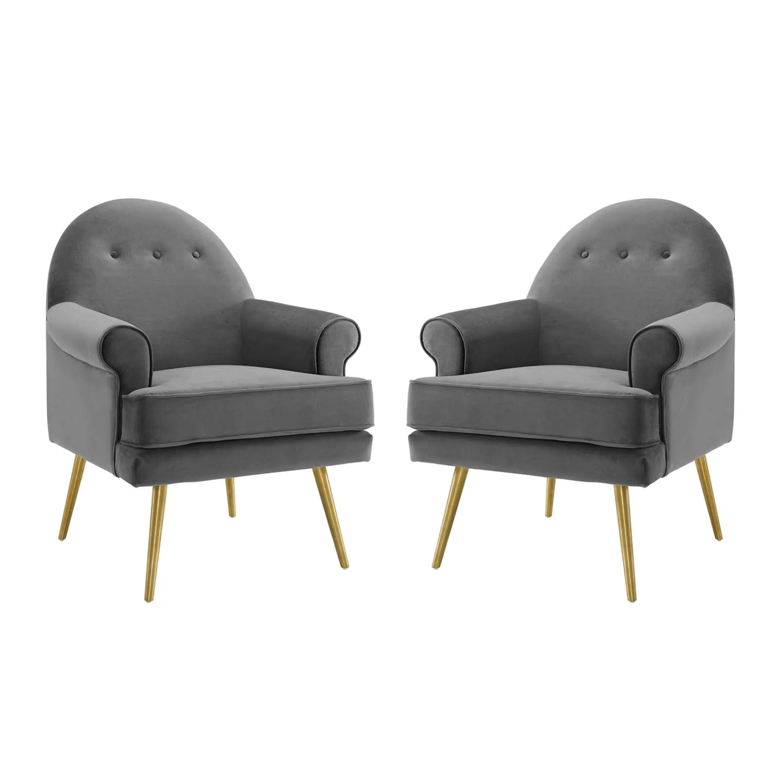 Revive Armchair Performance Velvet Set of 2