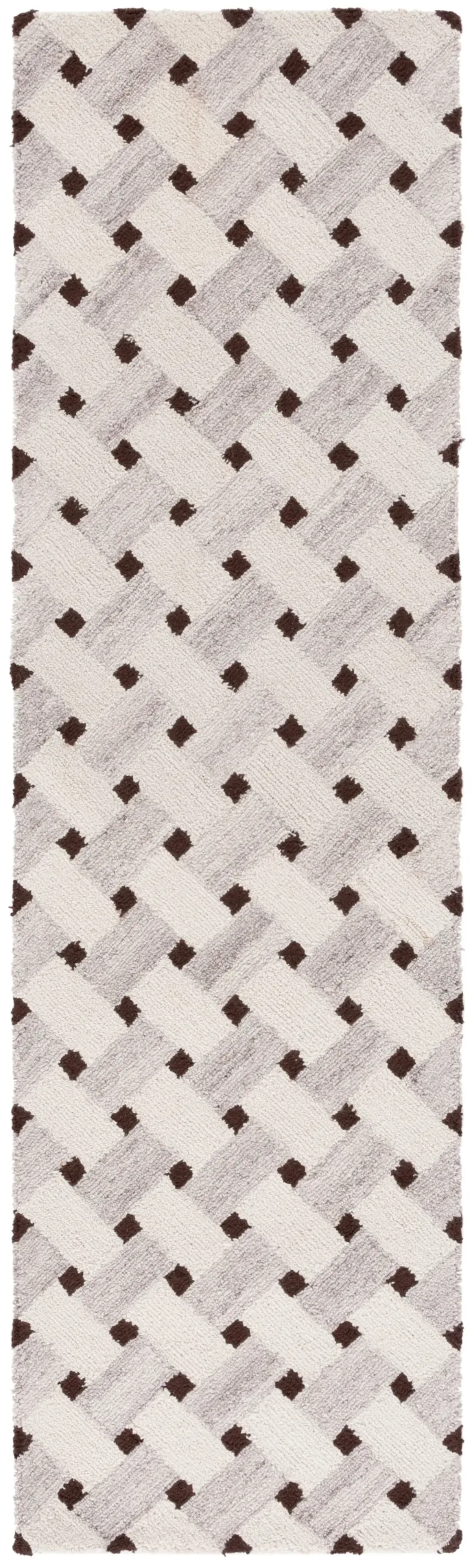 GENRE Hand Tufted 2'-3' x 8' runner