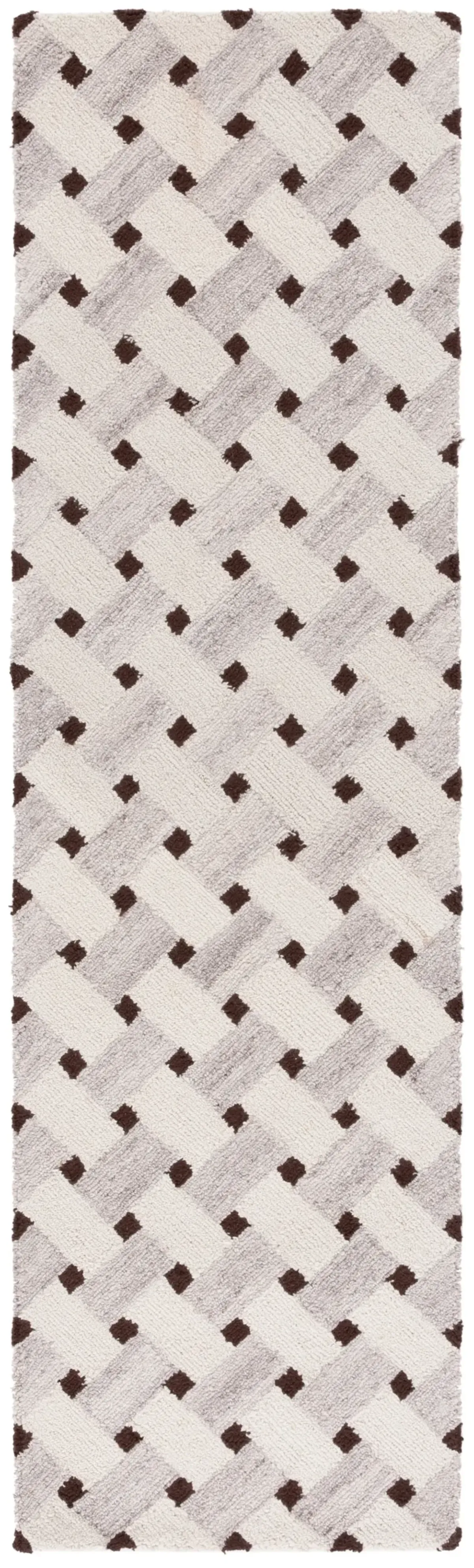 GENRE 302 IVORY  2'-3' x 8' Runner Rug