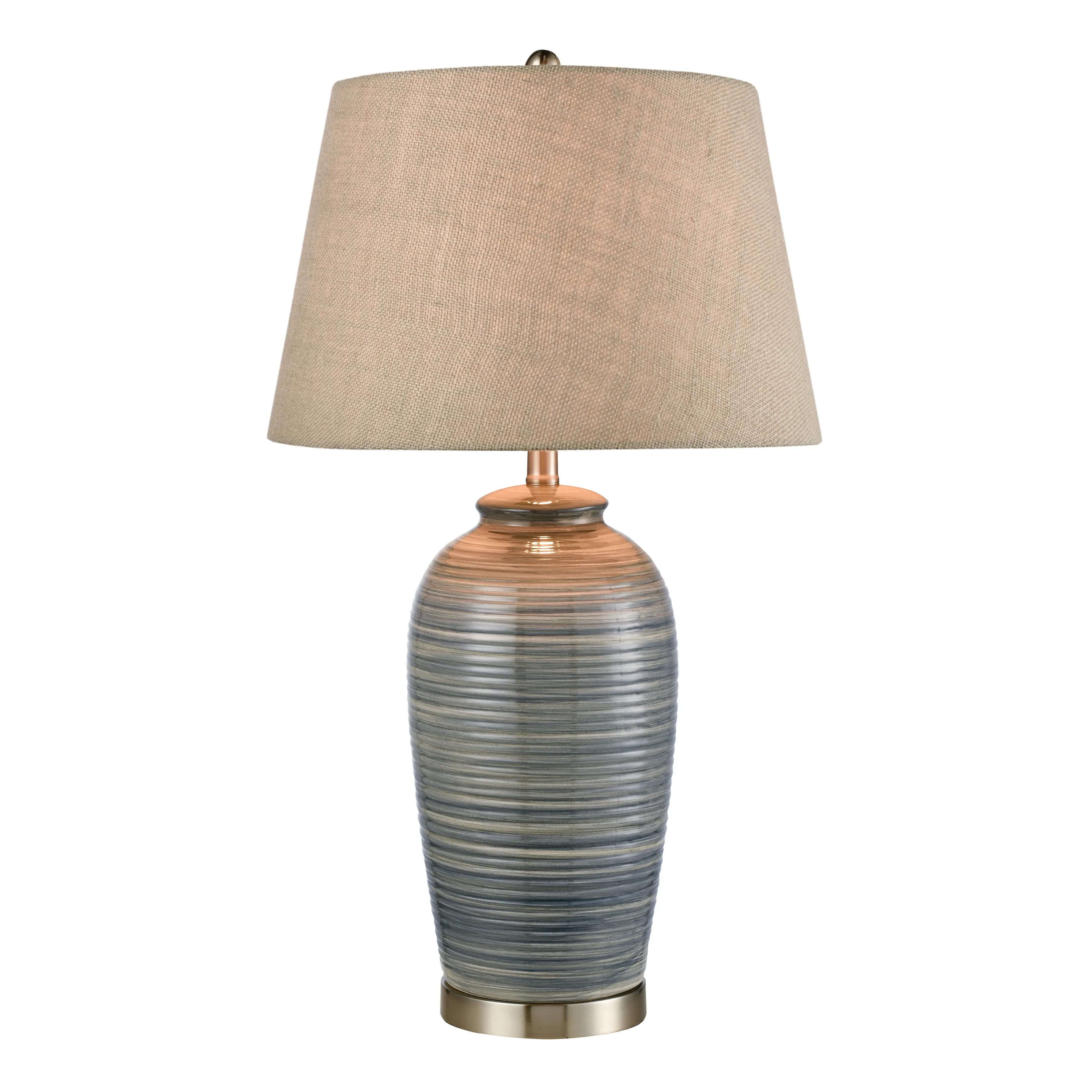 Monterey 30.5" High 1-Light Table Lamp - Blue