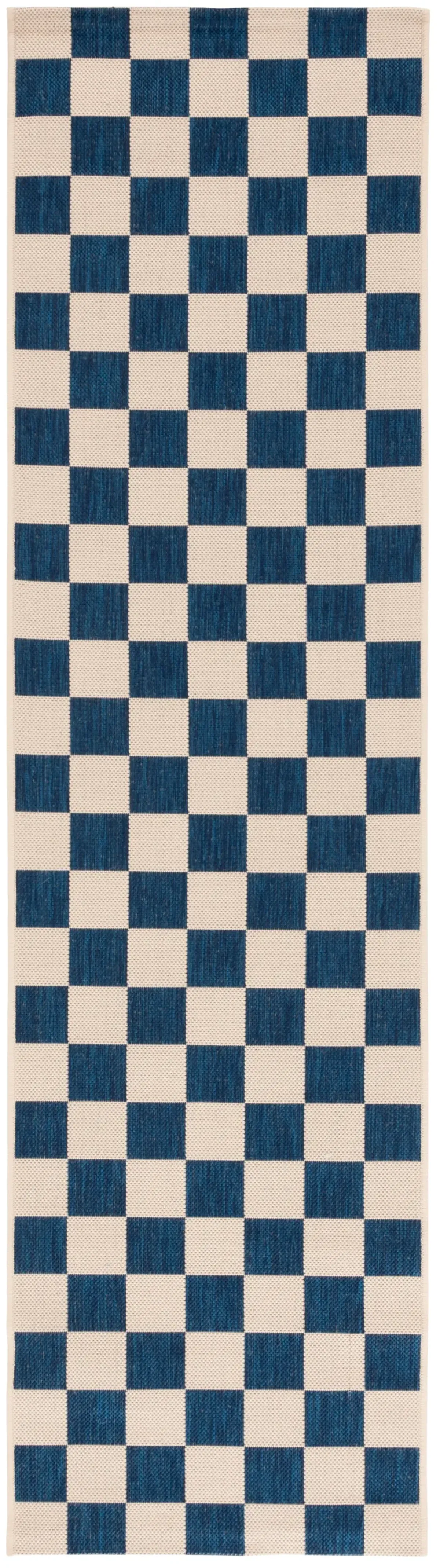 COURTYARD 6442 NAVY  2'-3' x 6'-7' Runner Rug