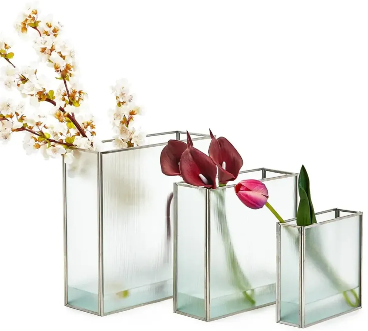 S3 Frosted Windows Square Vase