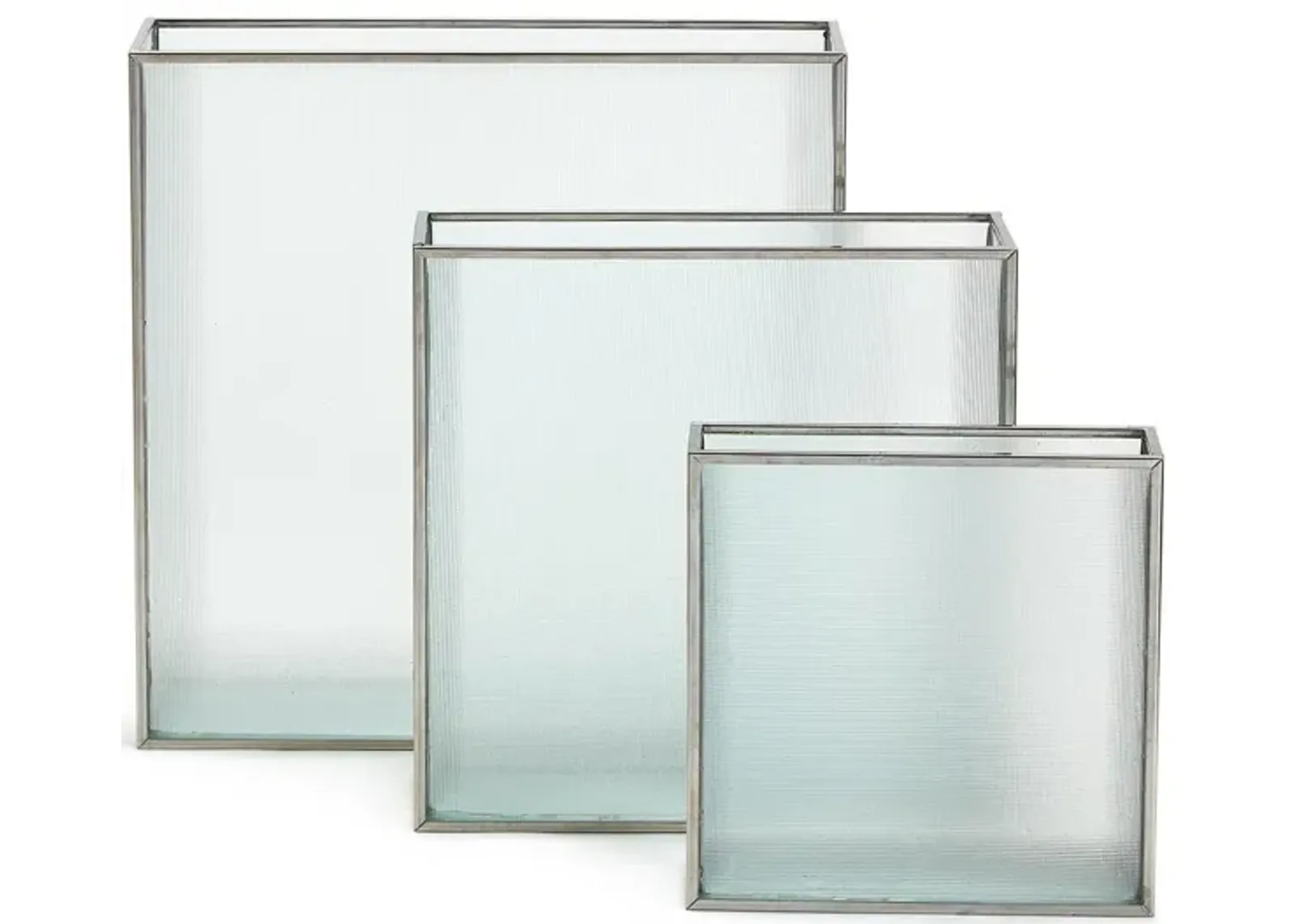 S3 Frosted Windows Square Vase