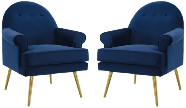 Revive Armchair Performance Velvet Set of 2