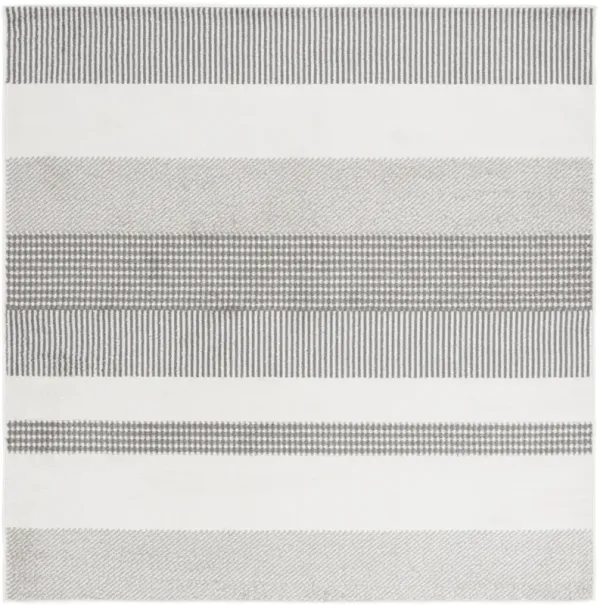 PYRAMID 244 IVORY  6'-7' x 6'-7' Square Square Rug