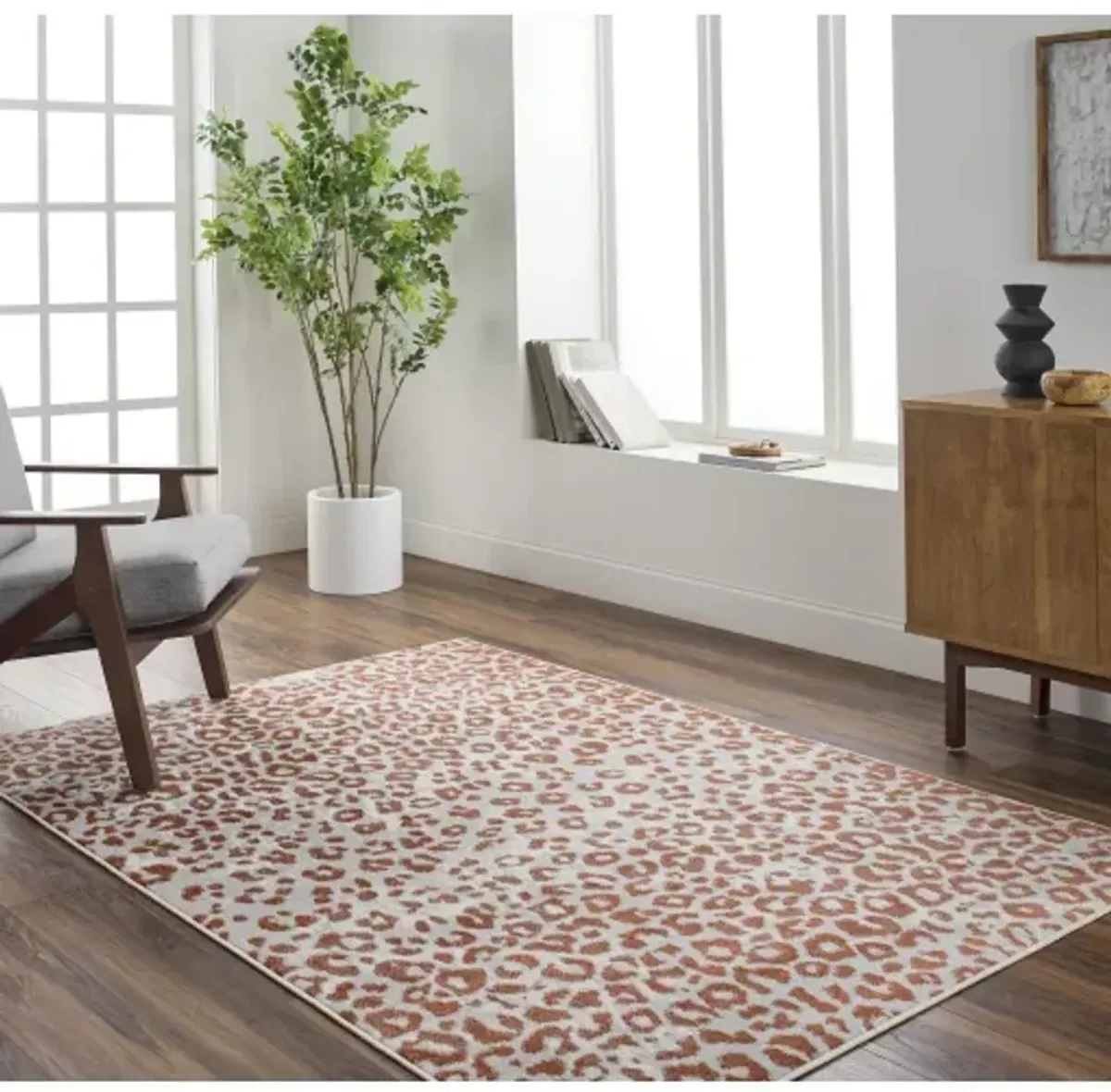 Pisa PSS-2381 5' x 7' Machine Woven Rug