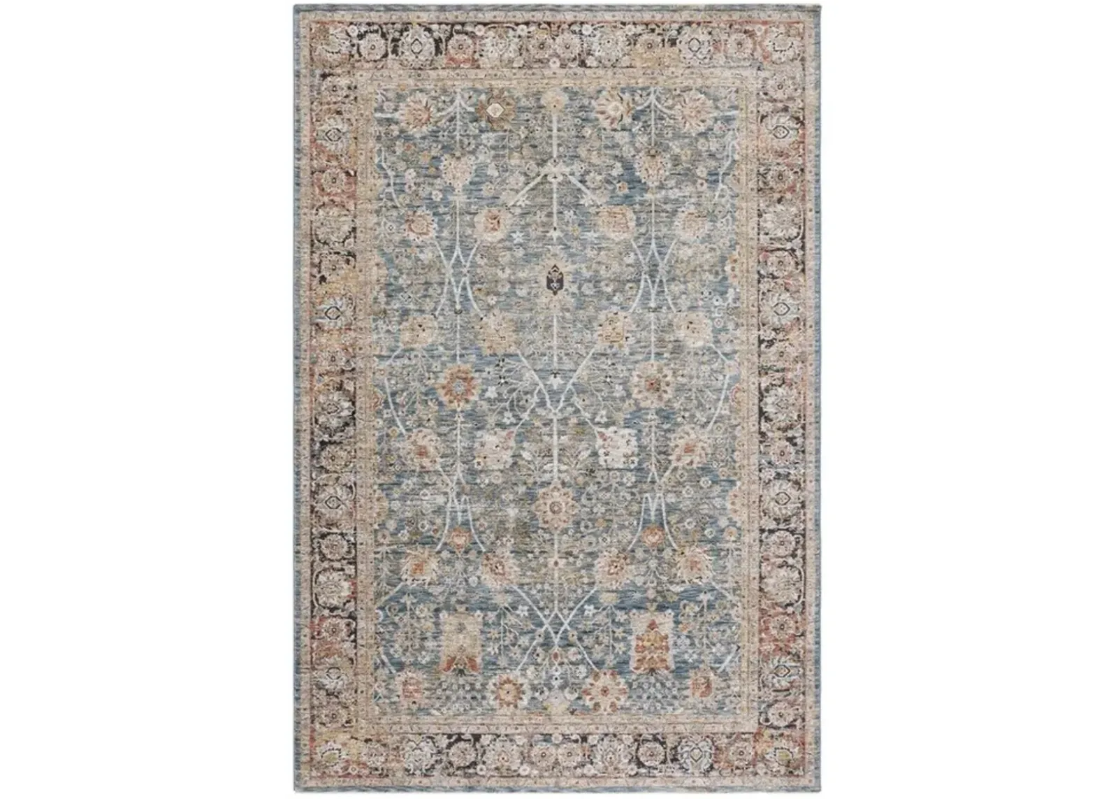 SILVERADO 112 Blue  4' X 6' Small Rectangle Rug