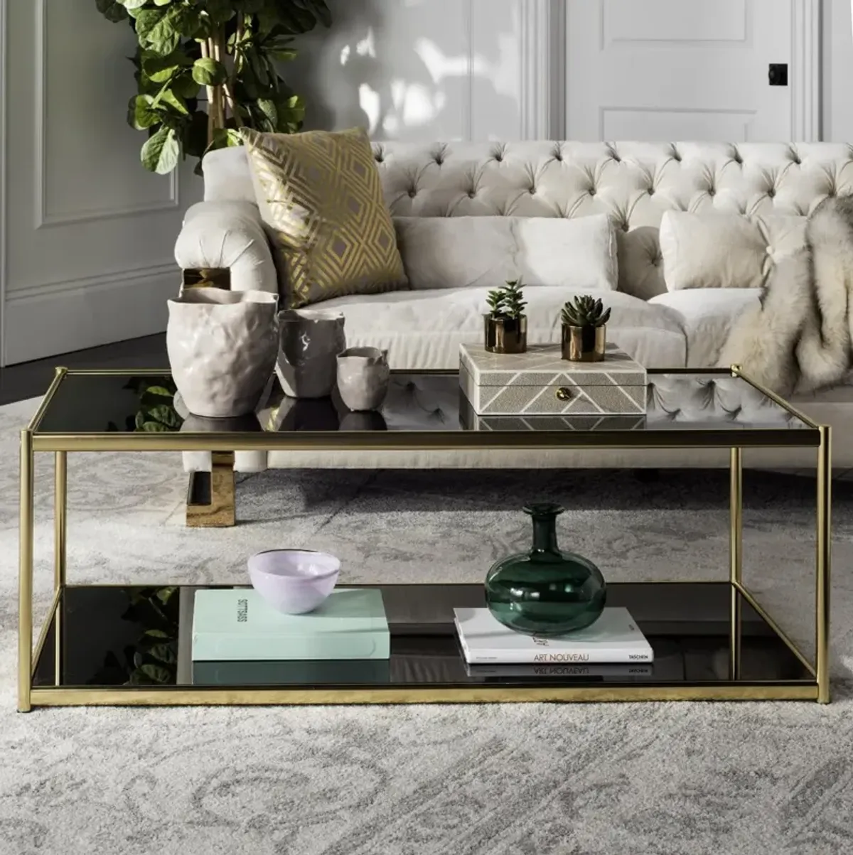 ZOLA GLASS COFFEE TABLE