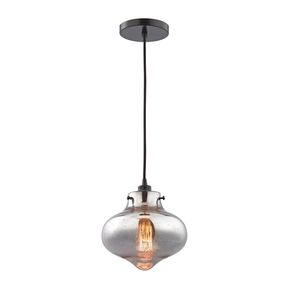 Kelsey 8" Wide 1-Light Mini Pendant - Oil Rubbed Bronze