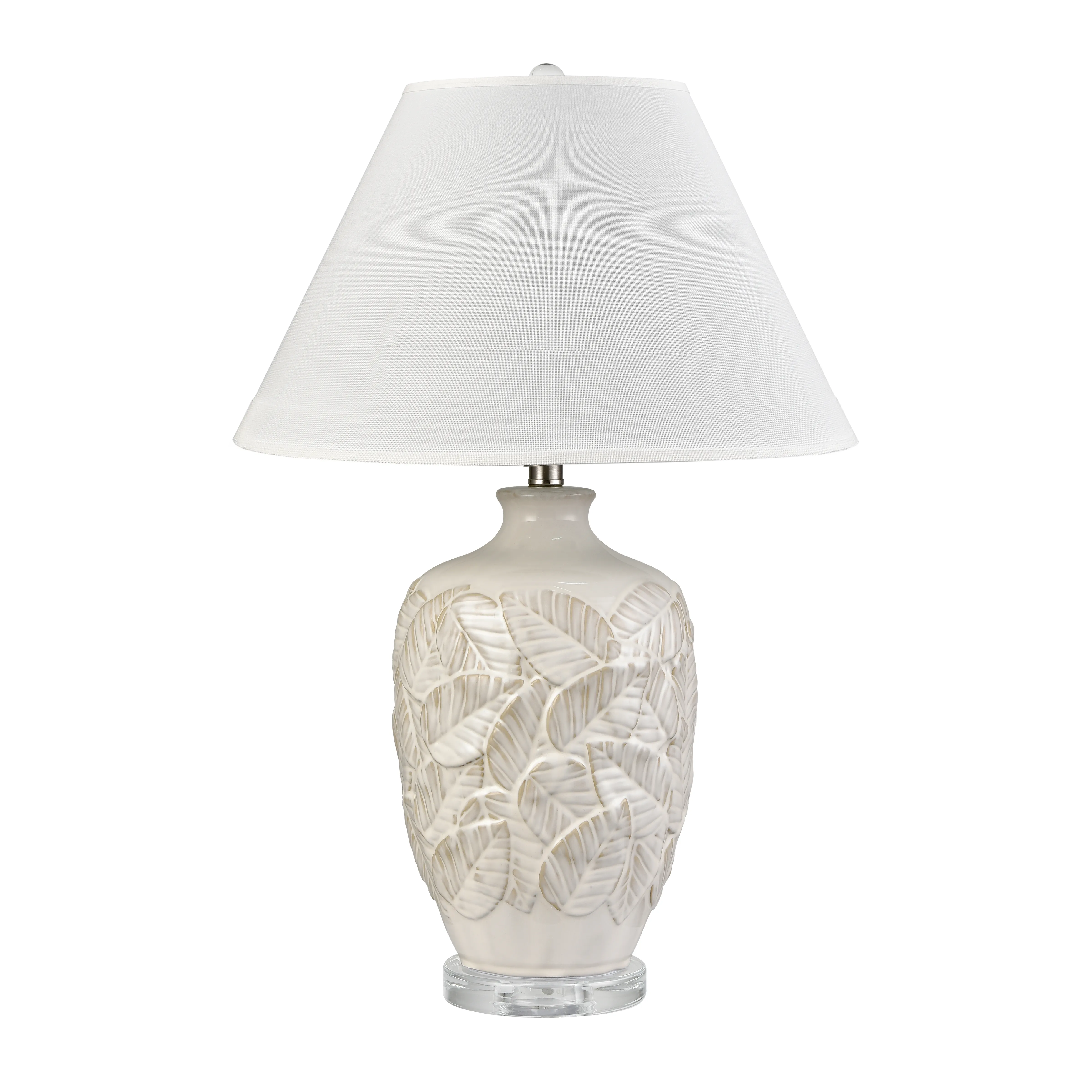 Goodell 27.5'' High 1-Light Table Lamp - White Glazed