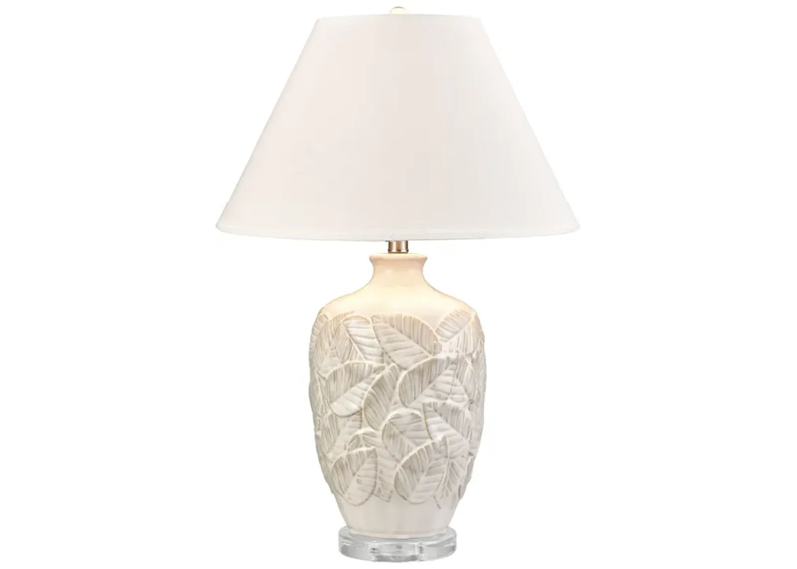 Goodell 27.5'' High 1-Light Table Lamp - White Glazed