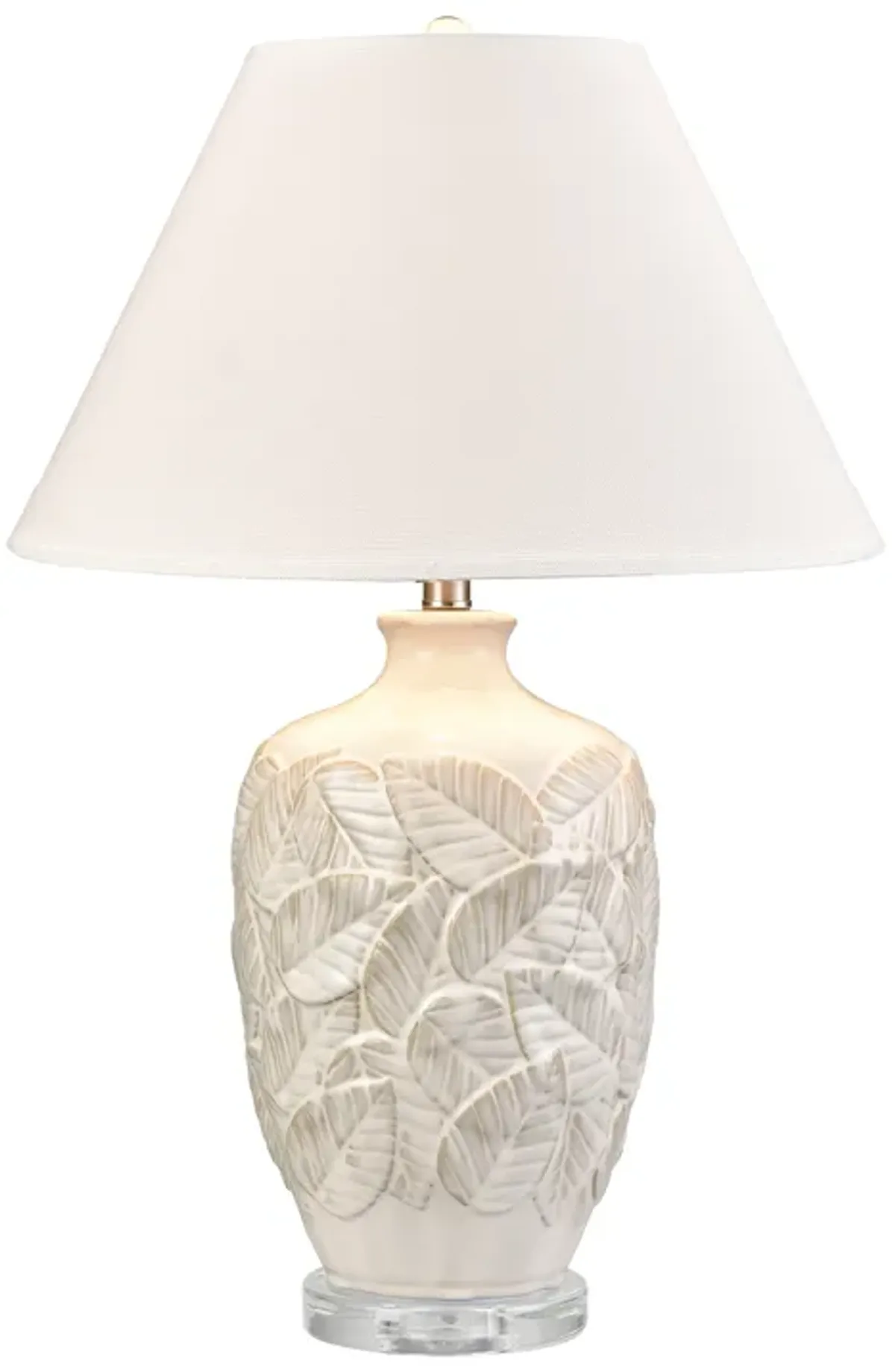 Goodell 27.5'' High 1-Light Table Lamp - White Glazed