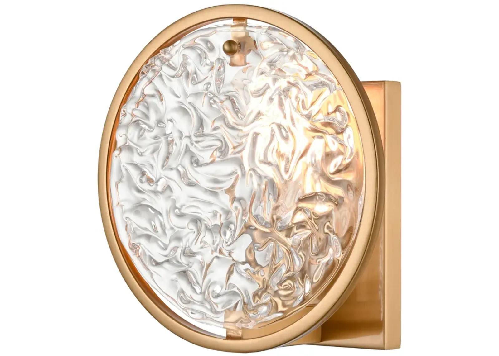 Ombelle 5" High 1-Light Sconce - Satin Brass