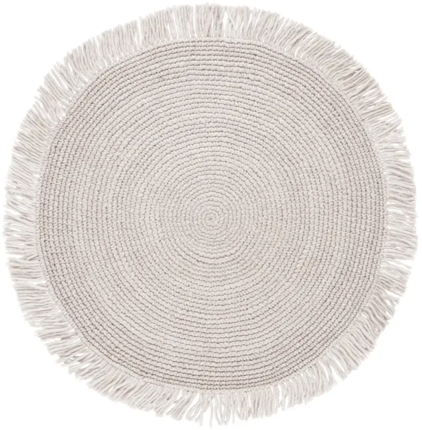 RENEWAL Hand Woven 3' x 3' Round area rug