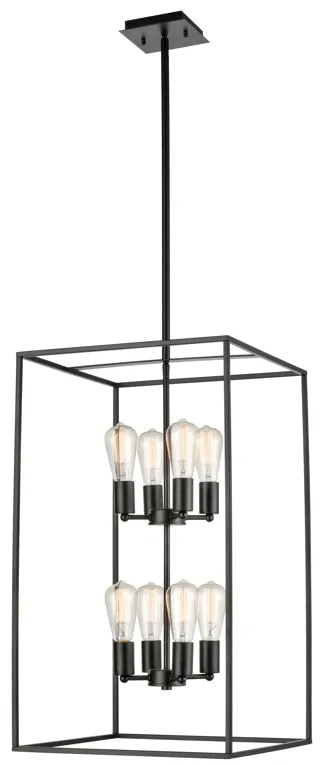 Williamsport 17" Wide 8-Light Pendant - Oil Rubbed Bronze