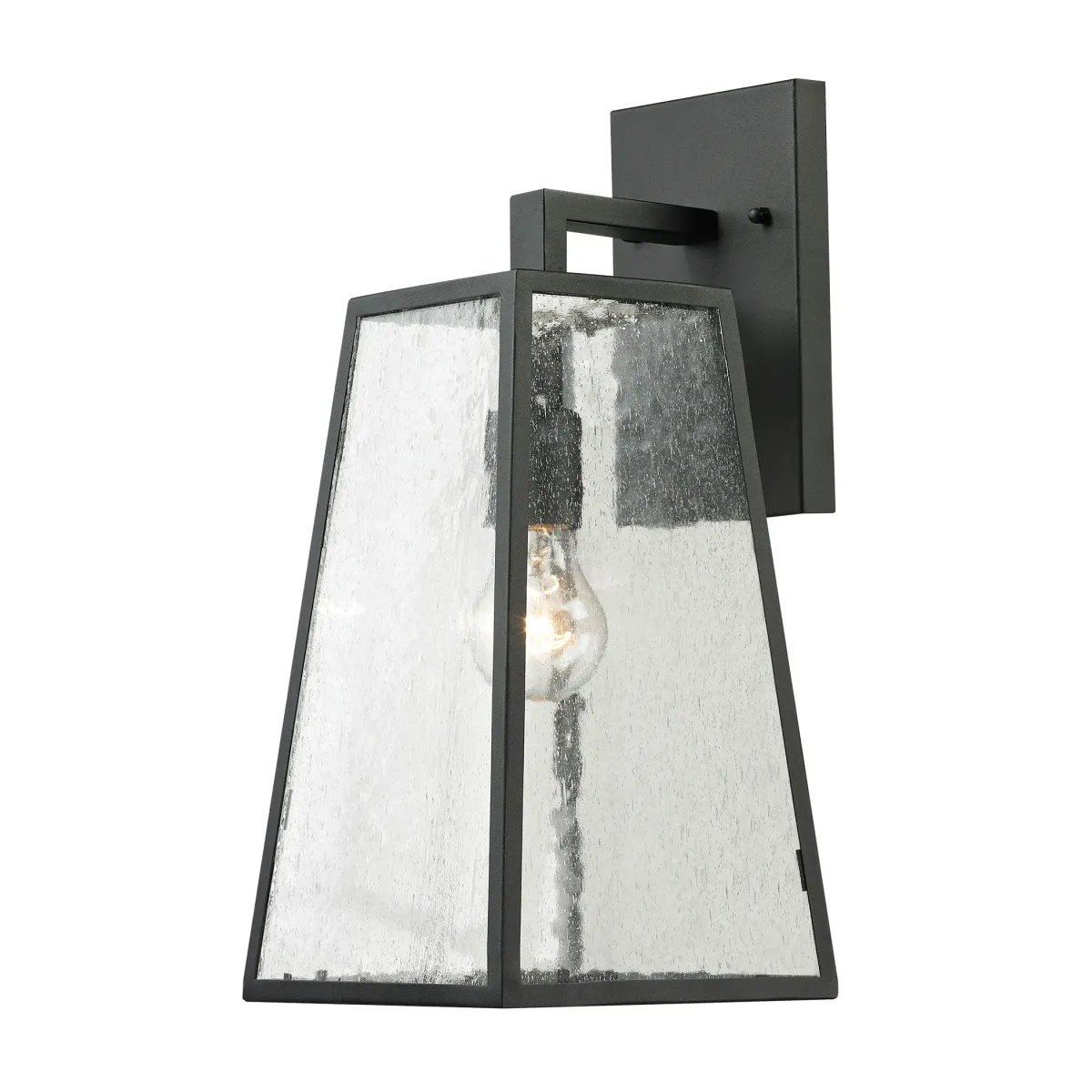 Meditterano 16" High 1-Light Outdoor Sconce - Matte Black