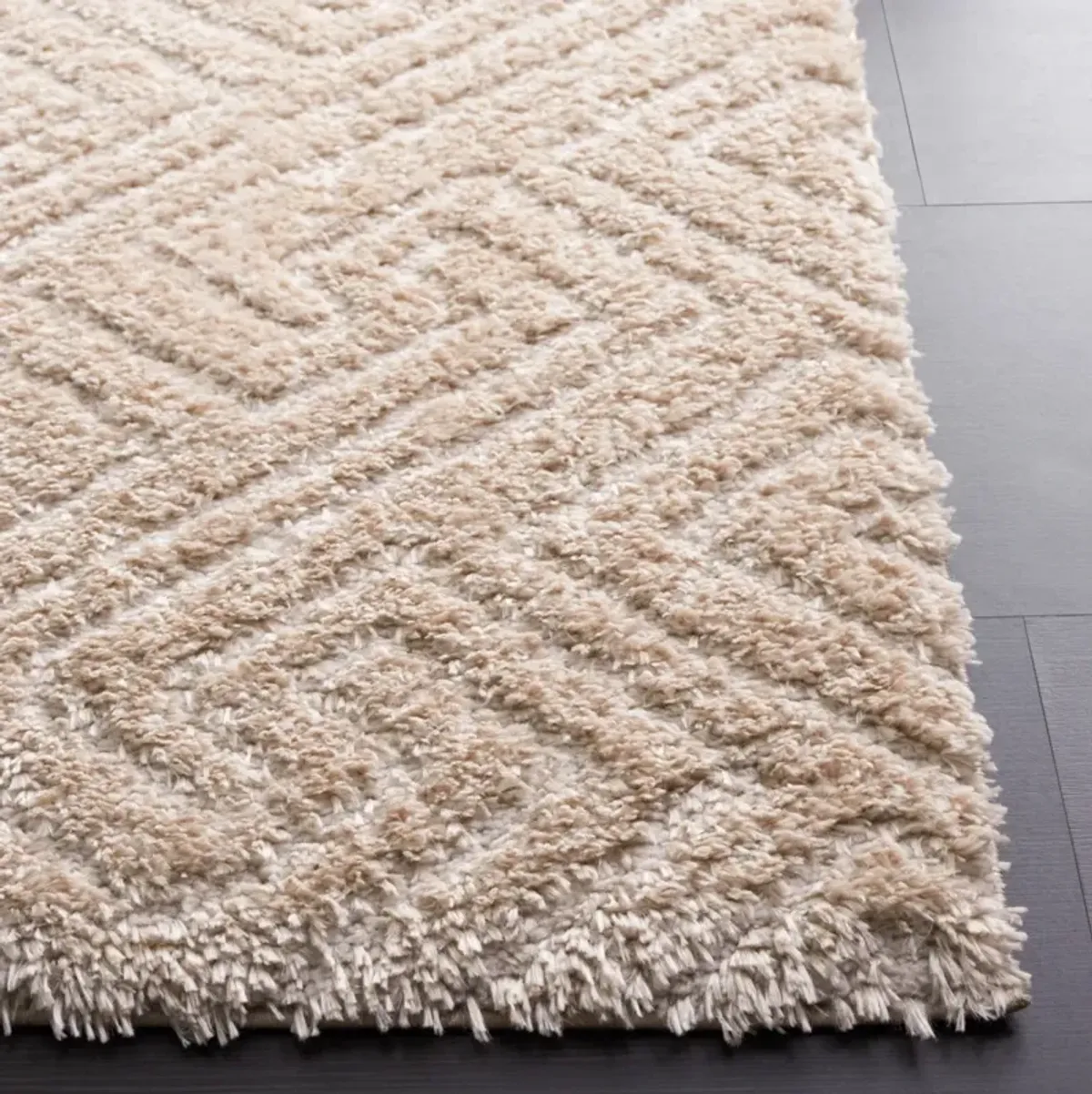 TAHOE SHAG 652 BEIGE 5' x 7' Medium Rectangle Rug