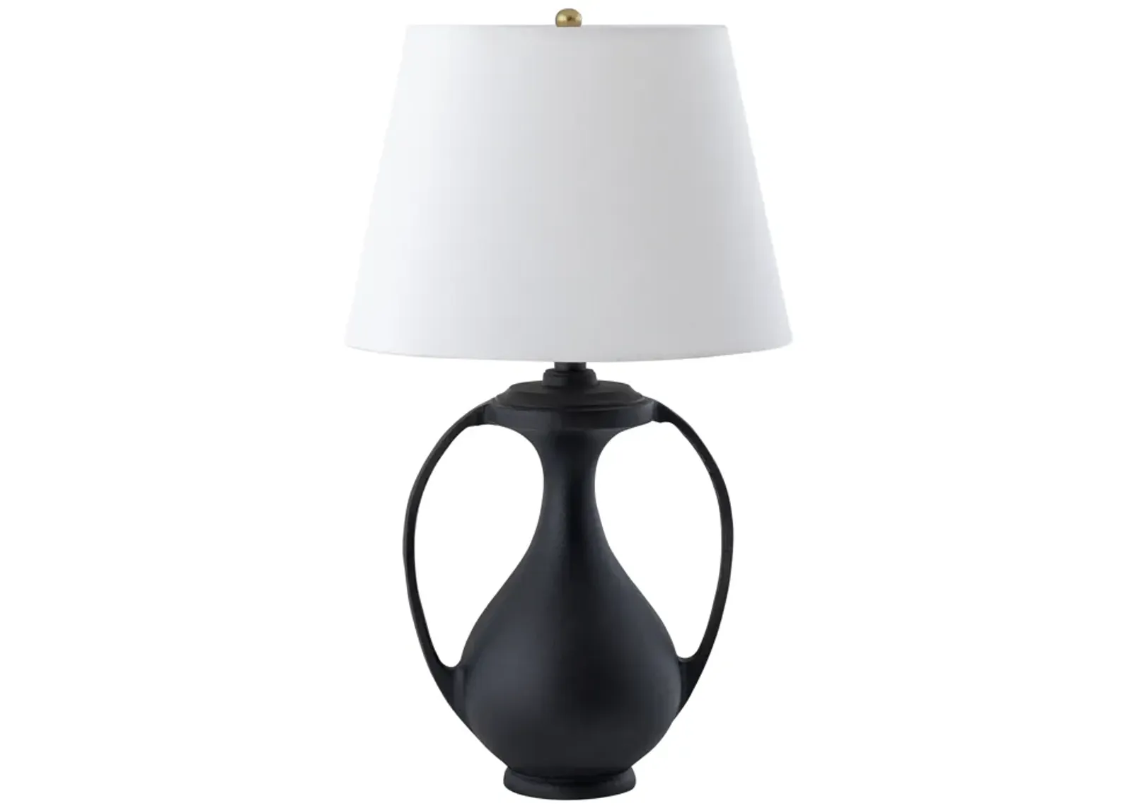 Anpell 25'' High 1-Light Table Lamp - Black - Includes LED Bulb