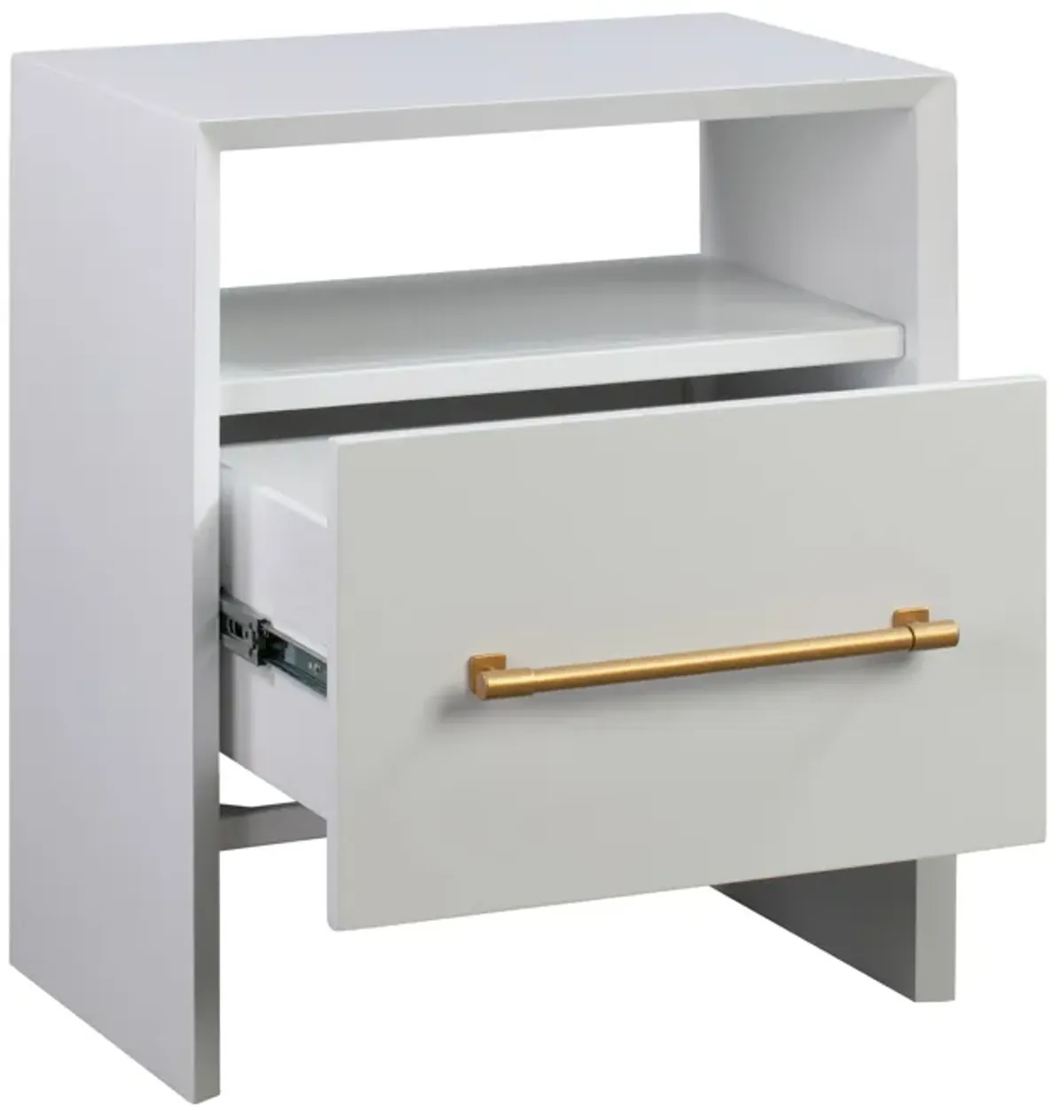 Libre White Nightstand