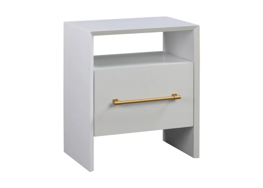 Libre White Nightstand