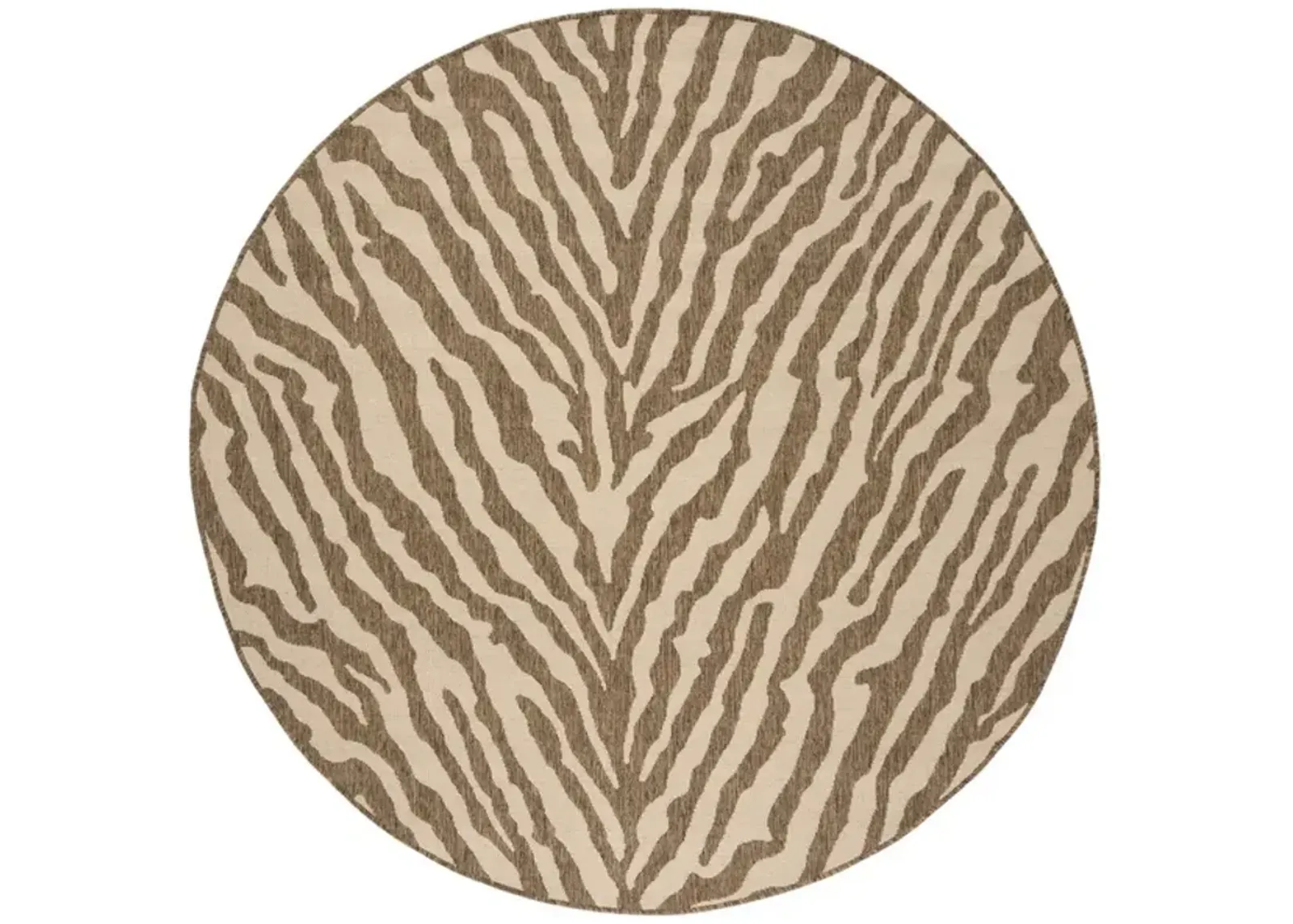 BEACH HOUSE Collection BHS182A-6R Cream / Beige 6'-7" X 6'-7" Round