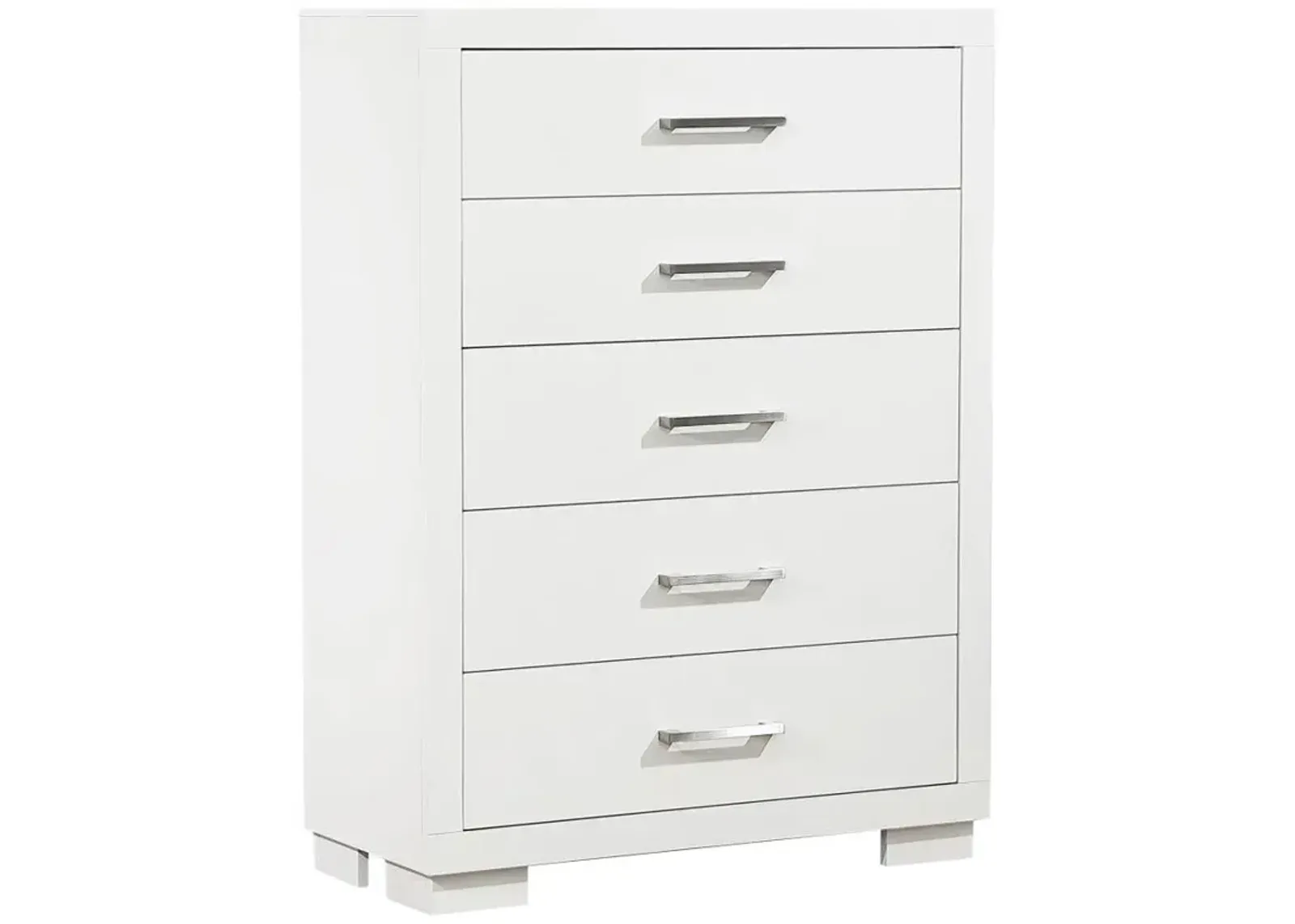 Immanuel 5-Drawer Chest White