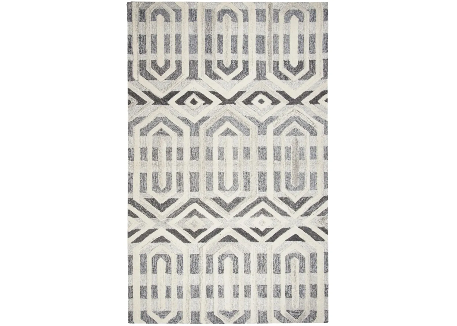 Suffolk Geometric Wool 8' x 10' Rectangle Rug