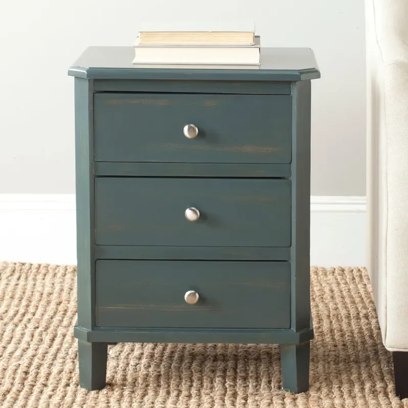 JOE END TABLE WITH STORAGE DRAWERS 