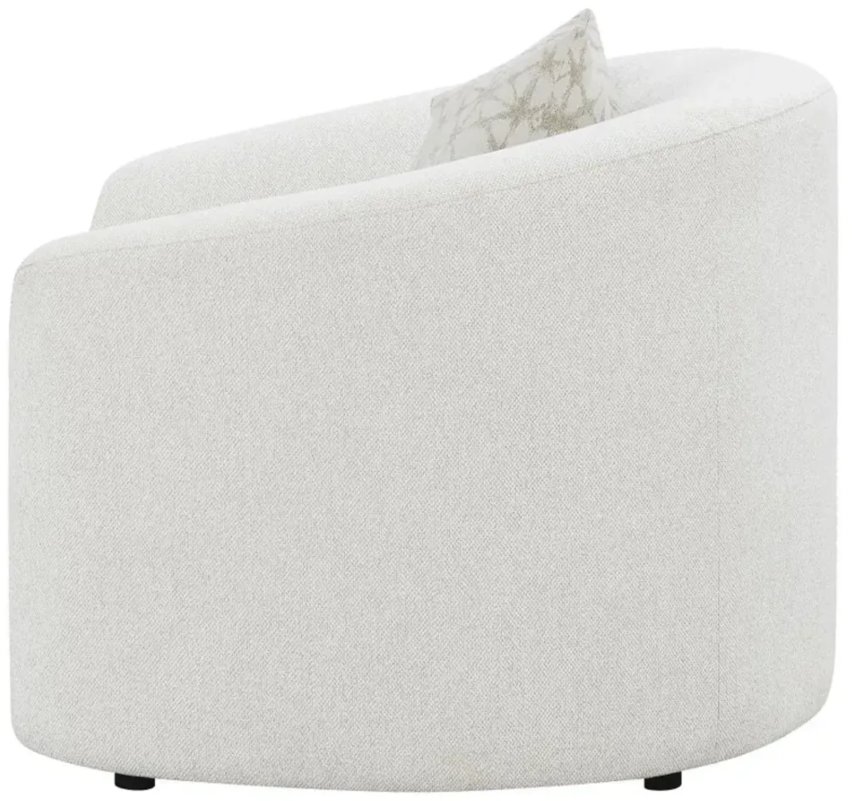 Aaliyah Upholstered Tight Back Chair Latte