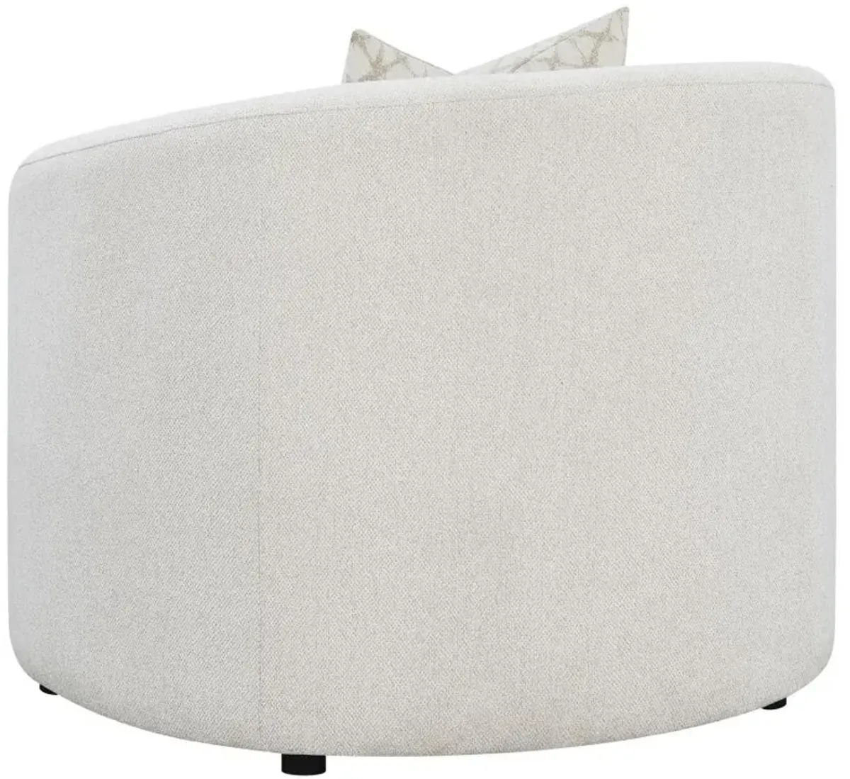 Aaliyah Upholstered Tight Back Chair Latte