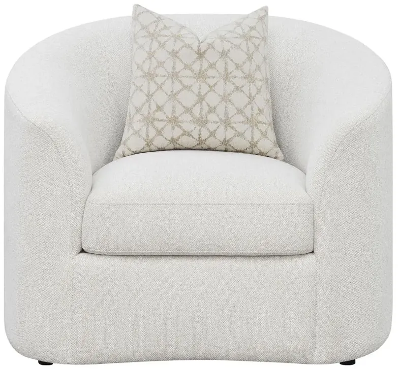 Aaliyah Upholstered Tight Back Chair Latte