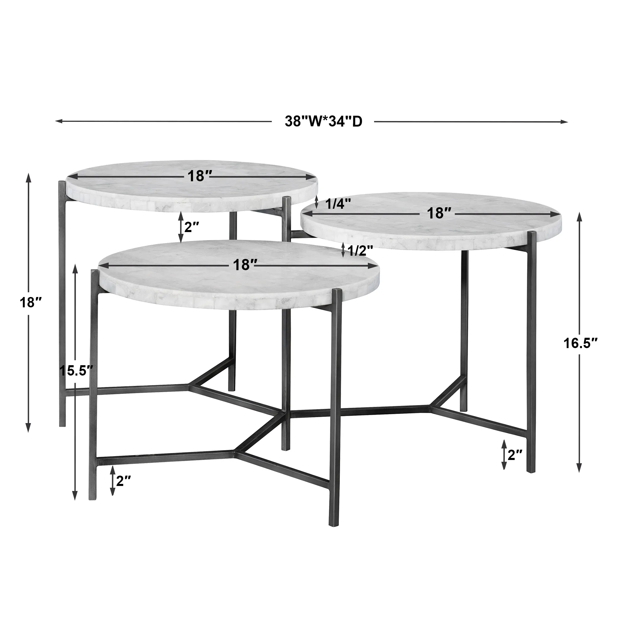 Contarini Tiered Coffee Table